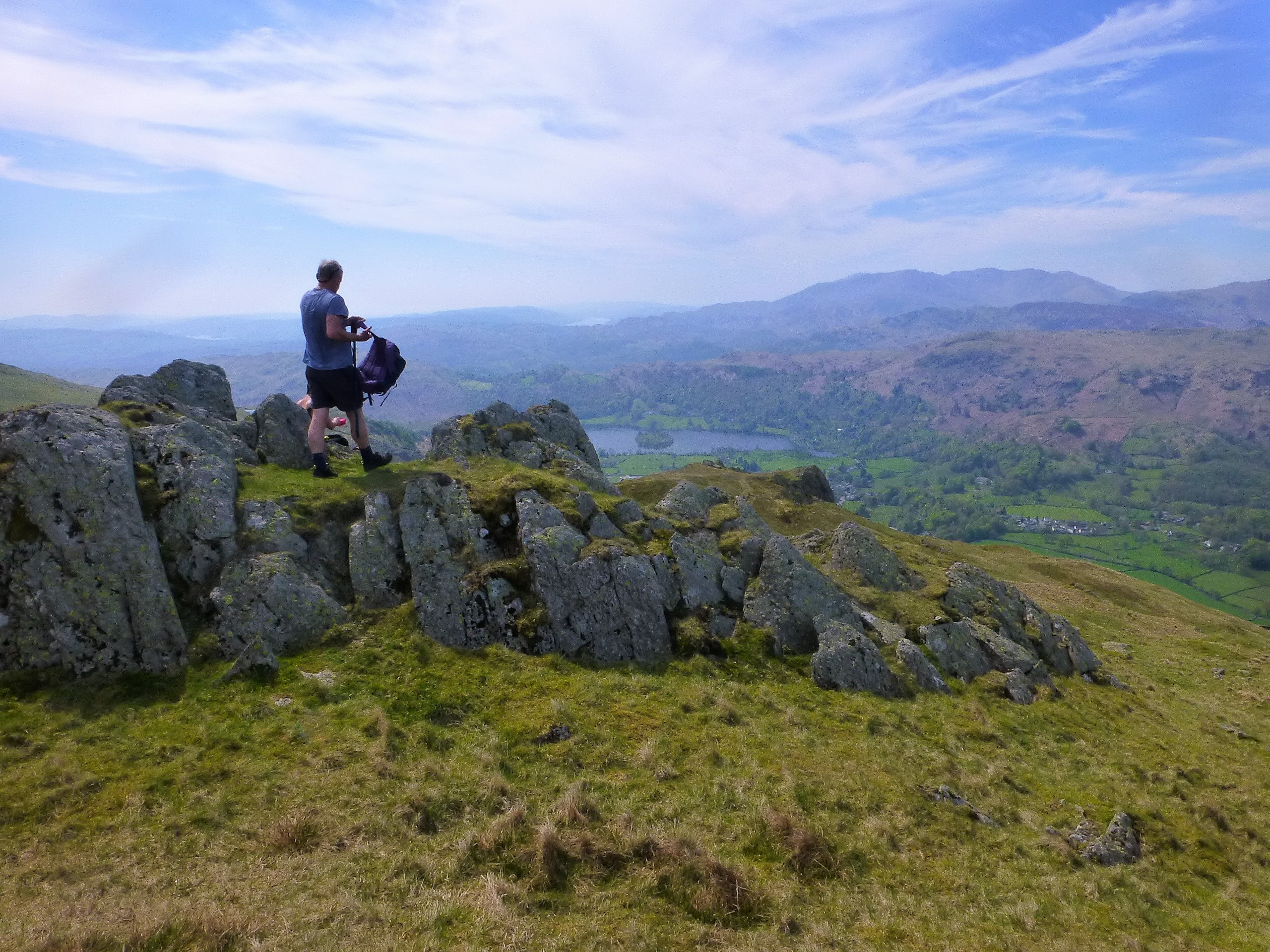 29 Approaching Stone Arthur Lakeland Walking Tales